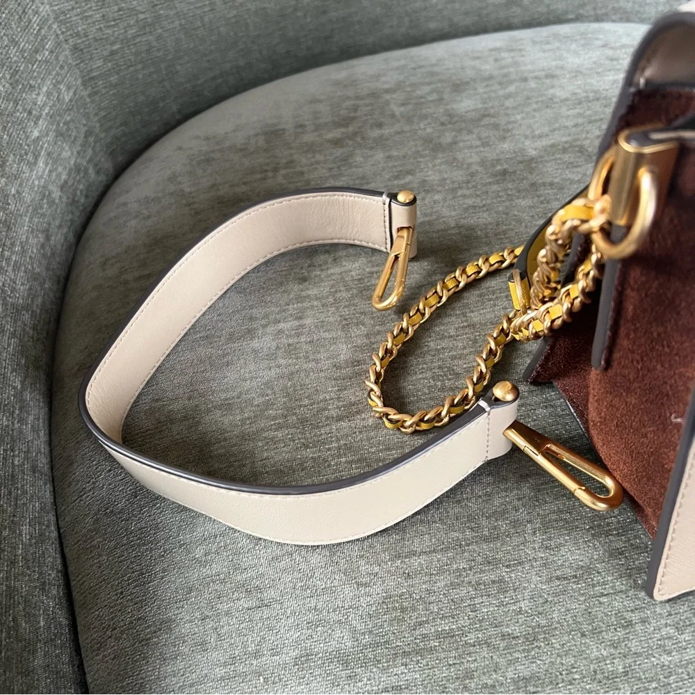 Tory Burch Robinson Convertible Color Block Bag - Picture 7 of 11